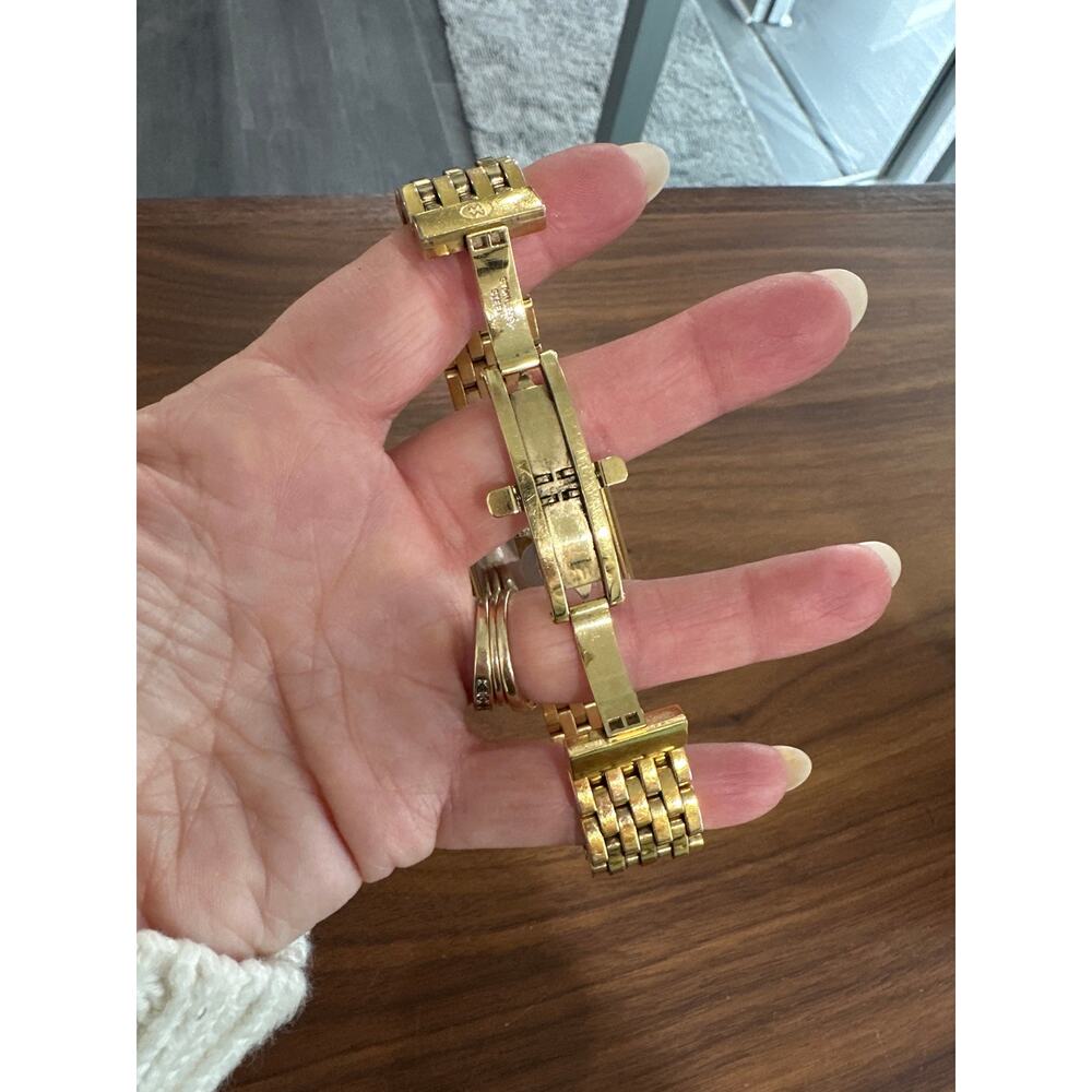Michele Deco 18K Gold Plated Stainless Steel 33mm Watch - Picture 8 of 10
